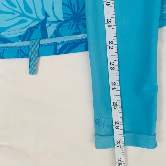 Dakine Rashguard Top Blue Flora Size Small - Picture 6 of 8